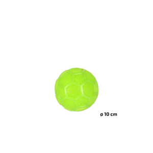 Balle souple à picots avec couineur de 10 cm