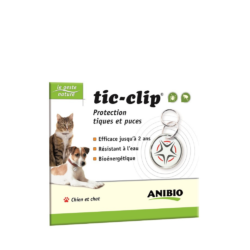 Médaille Tic-clip protection contre les parasites